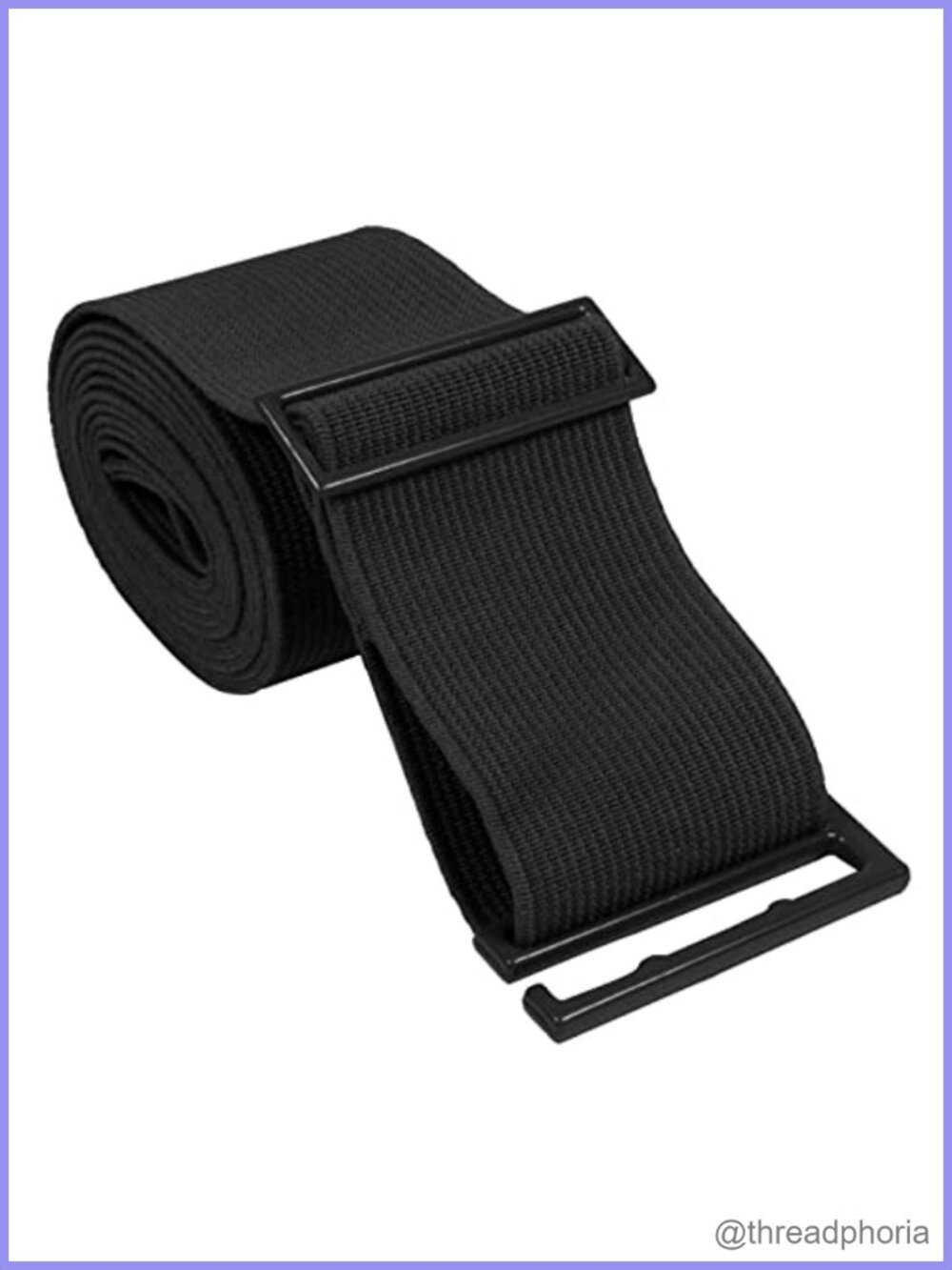 Women's Invisible No Show Elastic Skinny Belt Adjustable Waist Slim Fit